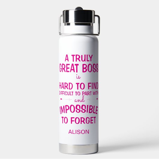 A truly great boss personalized mug waterfles (Achterkant)
