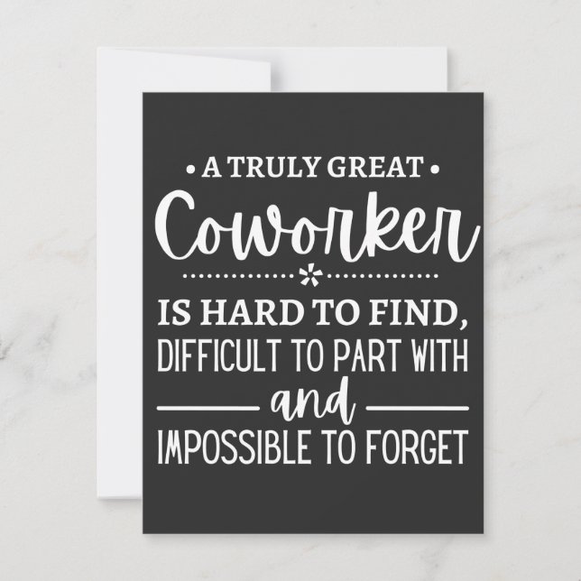A Truly Great Coworker (Voorkant)