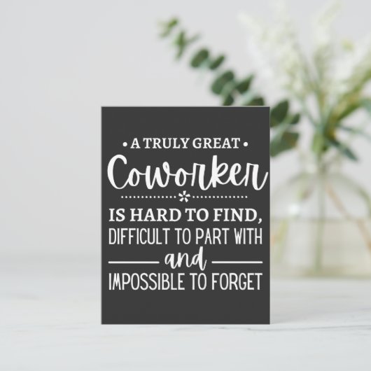 A Truly Great Coworker Bedankkaart (Staand voorkant)