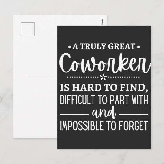 A Truly Great Coworker Feestdagenkaart (Voorkant / Achterkant)