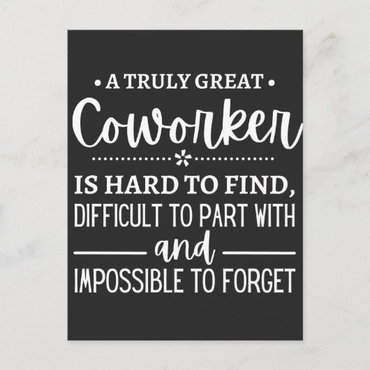 A Truly Great Coworker Feestdagenkaart (Voorkant)