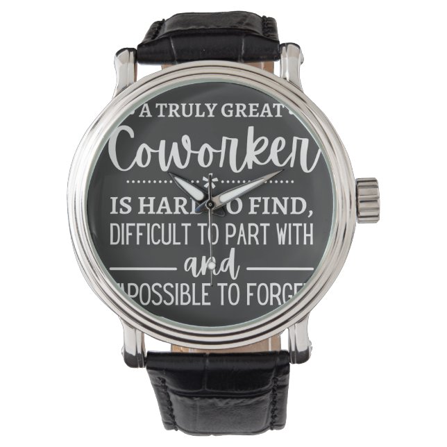 A Truly Great Coworker Horloge (Voorkant)