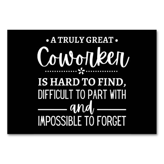 A Truly Great Coworker Kaart (Voorkant)