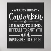 A Truly Great Coworker Poster (Voorkant)