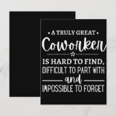 A Truly Great Coworker Save The Date (Voorkant / Achterkant)