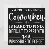 A Truly Great Coworker Save The Date (Voorkant)