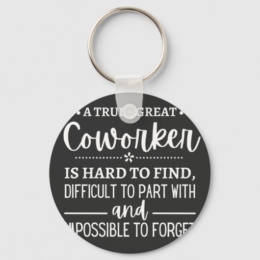 A Truly Great Coworker Sleutelhanger (Voorkant)