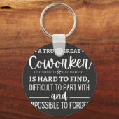 A Truly Great Coworker Sleutelhanger (Voorkant)