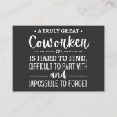 A Truly Great Coworker Visitekaartje (Voorkant)