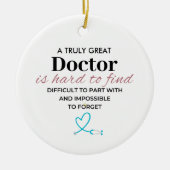 A Truly GreatA Truly Great Doctor – Personalized Keramisch Ornament (Voorkant)