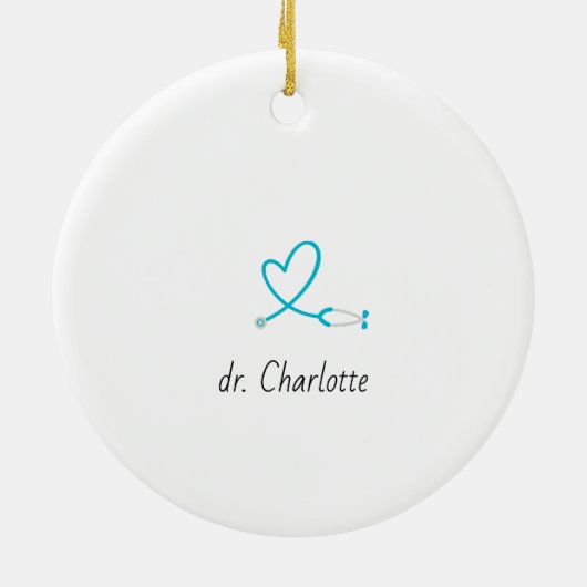 A Truly GreatA Truly Great Doctor – Personalized Keramisch Ornament (Achterkant)
