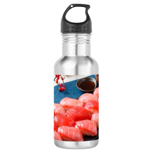 A tuna lover's dream - perfect nigiri sushi waterfles (Voorkant)