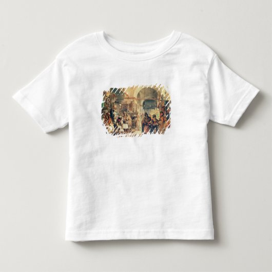 A Turkey Bazaar, 1854 (potlood & w/c op papier) Kinder Shirts (Voorkant)