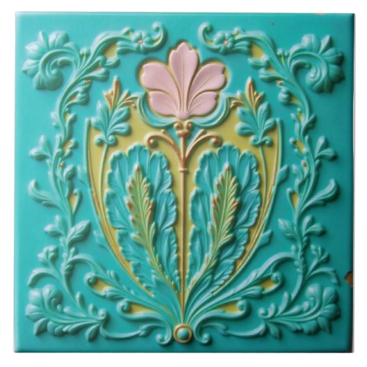 A Turquoise Awakening at Spring Tegeltje (Voorkant)