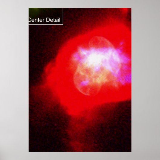 A Turtle-vormige Nebula, NGC 6210 Poster (Voorkant)