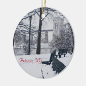 "A Uitzicht of The Hellgate Bridge" Astoria Orname Keramisch Ornament (Links)