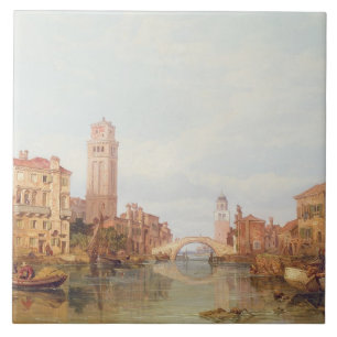 A Uitzicht Verona, 1848 (olie op doek) Tegeltje