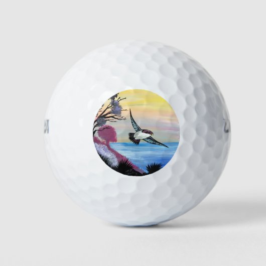 A Uitzicht vogels Golfballen (Voorkant)