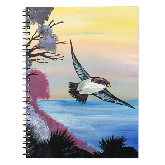 A Uitzicht vogels Notitieboek (Voorkant)