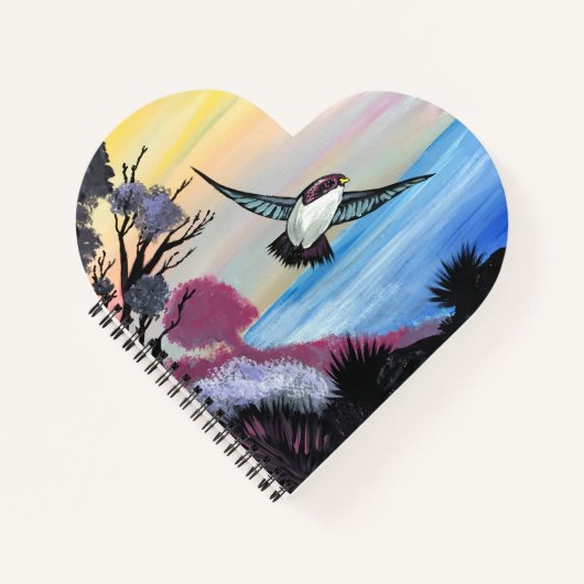 A Uitzicht vogels Notitieboek (Voorkant)