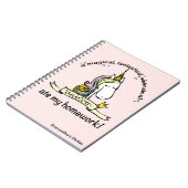 A Unicorn Ate My Homework Novelty Notitieboek (Linkerzijde)