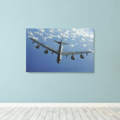 A US Air Force B-52 Stratofort Canvas Afdruk (Insitu (Houten vloer))