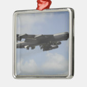 A US Air Force B-52 Stratofort in vlucht Metalen Ornament (Links)
