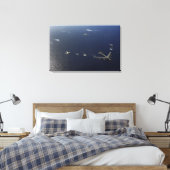 A US Air Force B-52 Stratofort vliegtuig 2 Canvas Afdruk (Insitu (Slaapkamer))