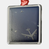 A US Air Force B-52 Stratofort vliegtuig 2 Metalen Ornament (Links)