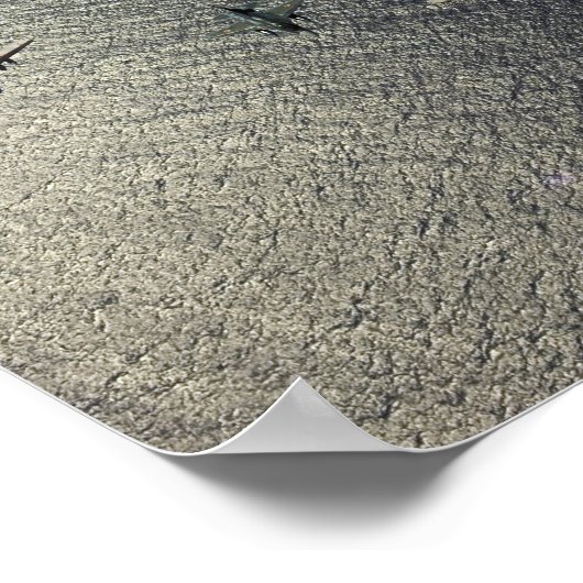 A US Air Force B-52 Stratofort vliegtuig Poster (Hoek)