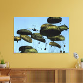 A US Air Force C-17 Globemaster III Canvas Afdruk (Insitu (Woonkamer))