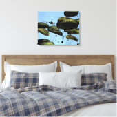 A US Air Force C-17 Globemaster III Canvas Afdruk (Insitu (Slaapkamer))