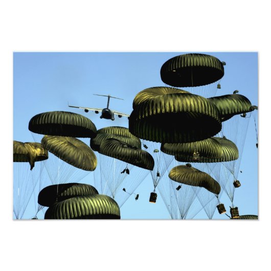 A US Air Force C-17 Globemaster III Foto Afdruk (Voorkant)