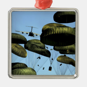 A US Air Force C-17 Globemaster III Metalen Ornament