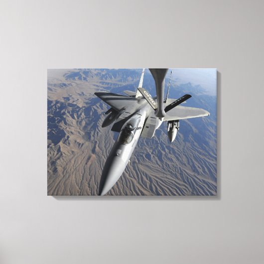A US Air Force F-15 Eagle Canvas Afdruk (Voorkant)