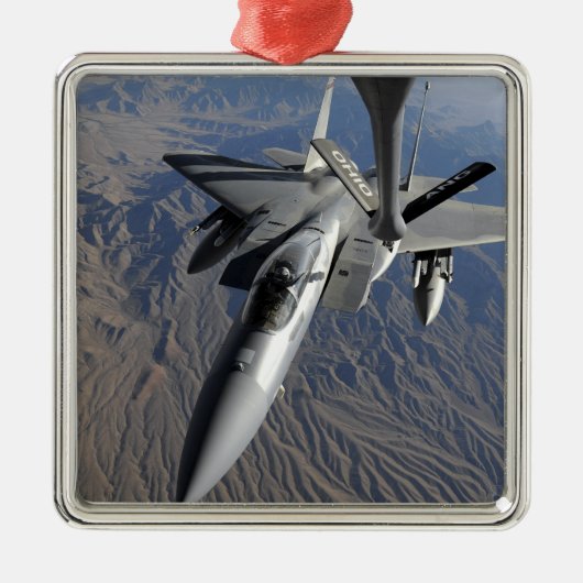 A US Air Force F-15 Eagle Metalen Ornament (Voorkant)