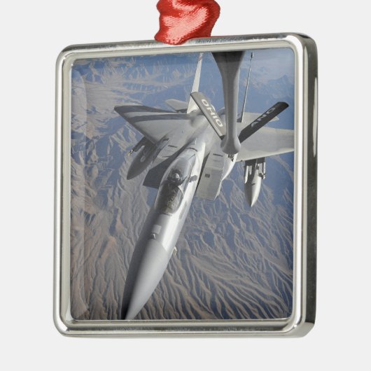 A US Air Force F-15 Eagle Metalen Ornament (Links)