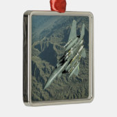 A US Air Force F-15E Strike Eagle Metalen Ornament (Rechts)
