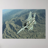 A US Air Force F-15E Strike Eagle Poster (Voorkant)