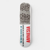A. USAMNESIA8 1/4" Skateboard Deck (Voorkant)