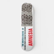 A. USAMNESIA8 1/4" Skateboard Dek