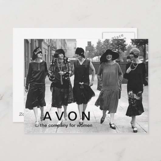 A V O N  uitziend briefkaart (Voorkant / Achterkant)