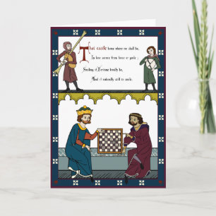 A Valentine for Chess Lovers Feestdagen Kaart