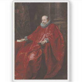 A. van Dyck - Portret van Agostino Pallavicini Sticker