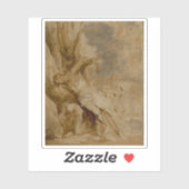 A. van Dyck - Sint Sebastiaan Gevoed door een enge Sticker (Vel)