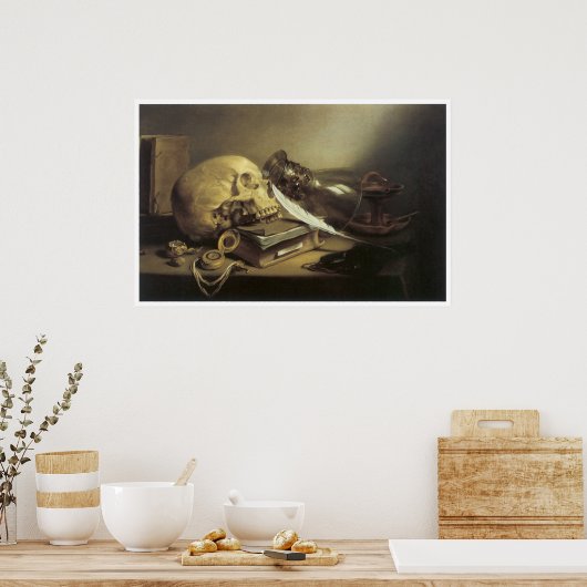 A Vanitas stillife, 1645 Poster (Keuken)