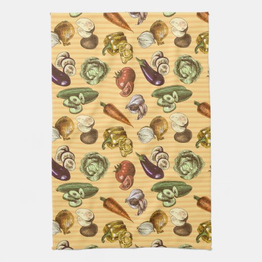 A Veggie Garden Theedoek (Verticaal)