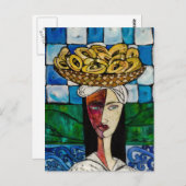 A vendedora de Chipas Briefkaart (Voorkant / Achterkant)