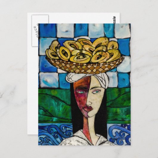 A vendedora de Chipas Briefkaart (Voorkant / Achterkant)