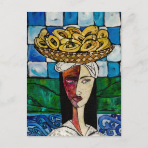 A vendedora de Chipas Briefkaart